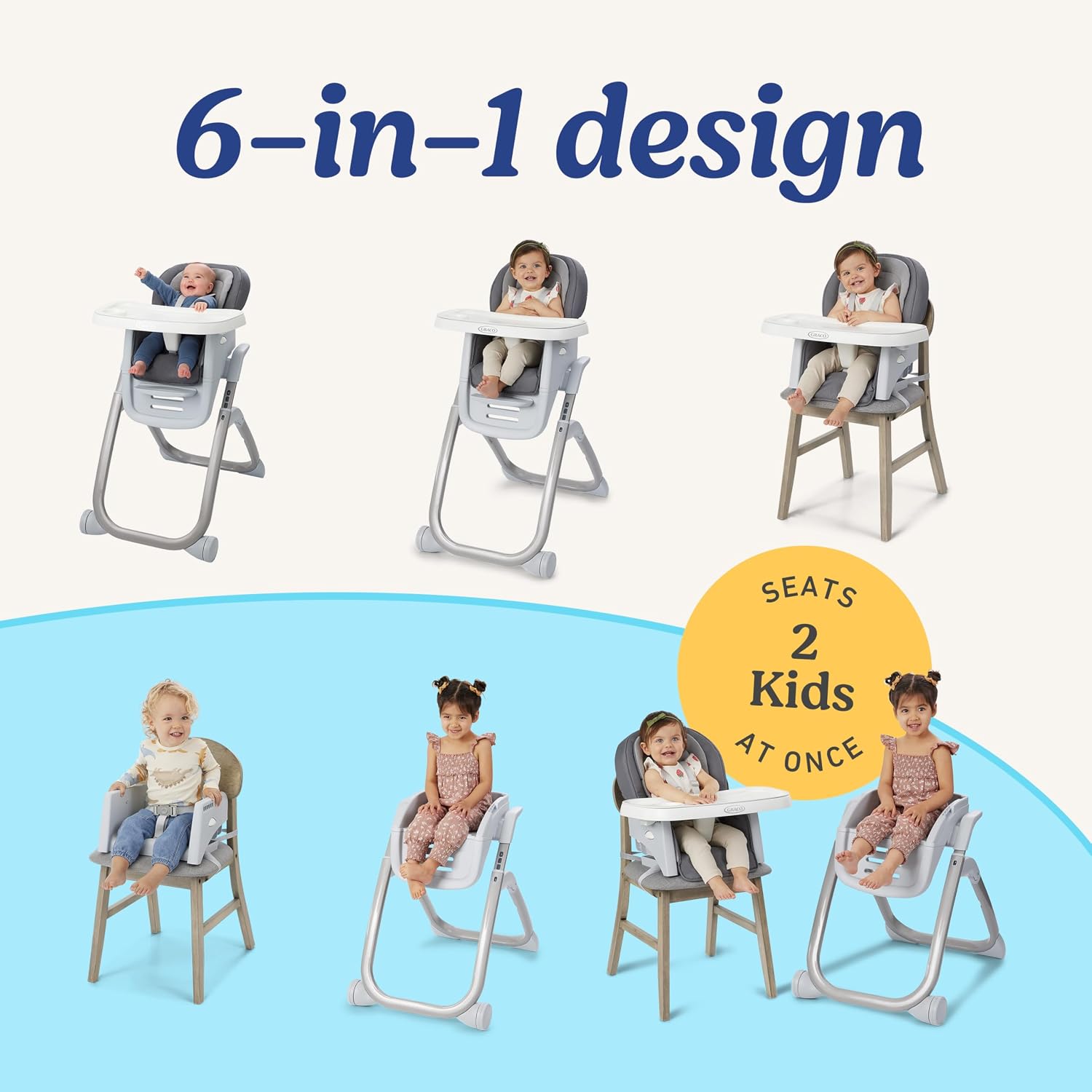 Graco DuoDiner DLX 6-in-1 Convertible High Chair